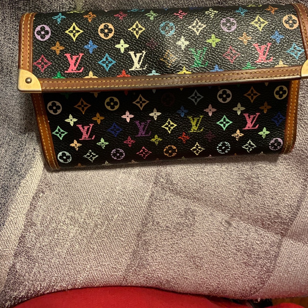 Takashi murakami Louis Vuitton wallet  multi-color